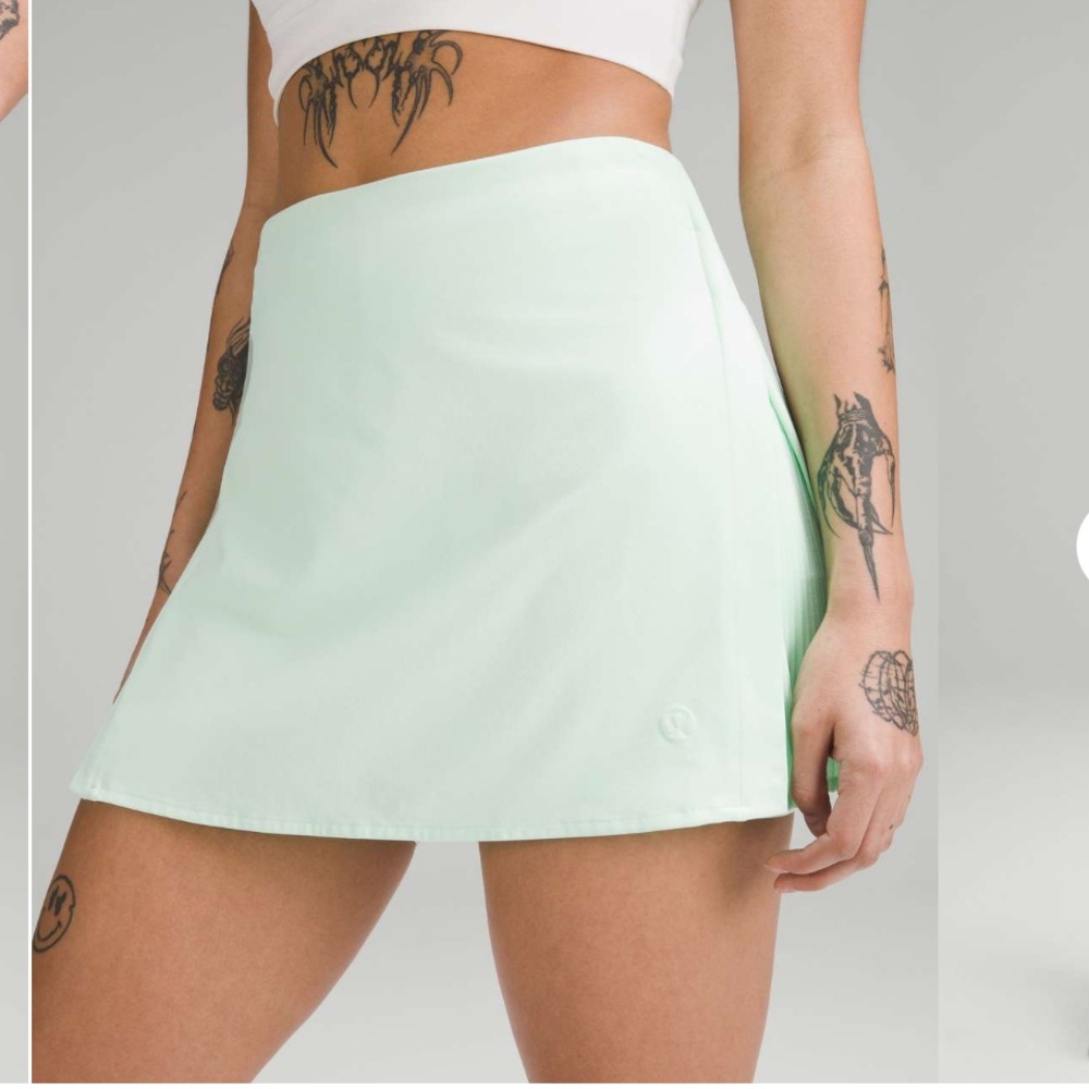 lululemon athletica Mint Green Mini Skirt